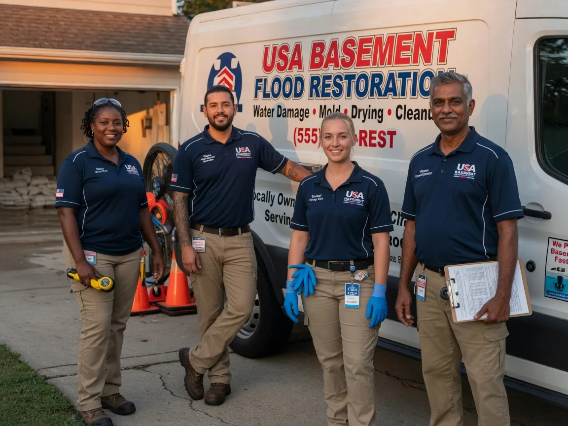 Basement Flood Cleanup company in Helvetia, WV